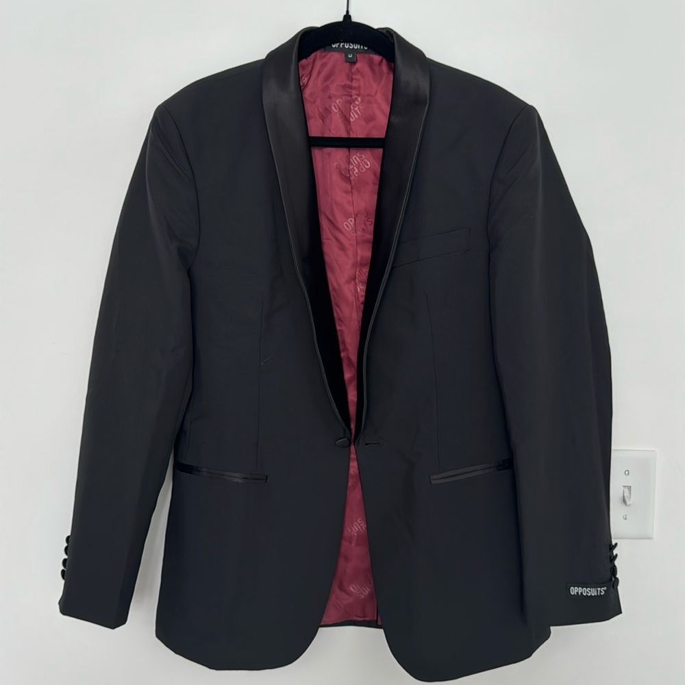 OppoSuits Black Tux Blazer - Size 38
